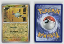 Magnemite #081/165 Sv Scarlet & Violet 151 Common Reverse Holo Pokemon TCG LP - Image 3