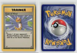 Gust Of Wind #093/102 Base Set Common Pokemon TCG MP - Image 3