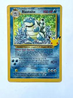 Blastoise #2 2021 Pokemon Celebrations: Classic Collection - Image 1