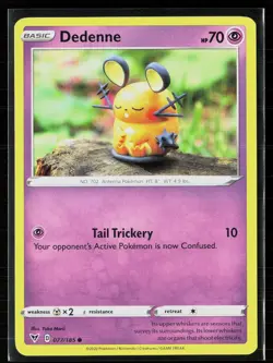 Dedenne 077/185 Yuka Morii Common Vivid Voltage Pokemon NM - Image 1