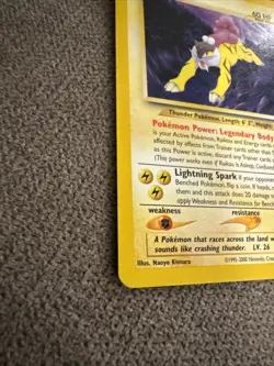 Pokemon Neo Revelation #22/64 Raikou Non-Holo Rare Unlimited - Image 2