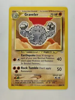 Graveler 2001 Pokemon Neo Revelation Unlimited Uncommon #30/64 * Near Mint - Image 1