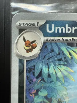 Pokemon Umbreon 130/197 Obsidian Flames Reverse Holo Stamped Sealed Promo - Image 3