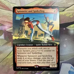 Spinneret and Spiderling 94 MTG Marvel's Spider-Man Non-Foil - Image 1