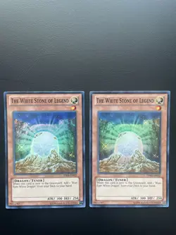 Yugioh The White Stone Of Legend DPKB-EN022 Super Rare Unlimited Edition LP X2 - Image 1