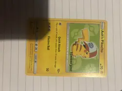 Ash's Pikachu SM112 | Black Star Promo | LP | Sun & Moon | Pokemon TCG - Image 1