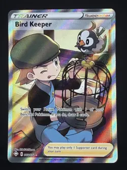 Bird Keeper - 066/072 - Pokemon Shining Fates Sword Shield Full Art Rare Card NM - Image 1