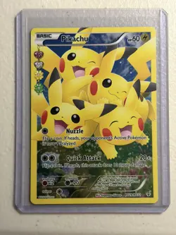 Pokemon Pikachu TCG EX Full Art Radiant Collection Card RC29/RC32 LP - Image 1