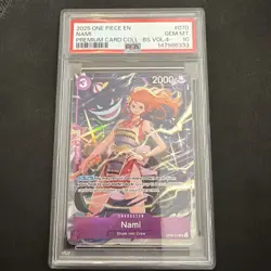 2025 ONE PIECE PREMIUM CARD COLLECTION -BEST SELECTION VOL.4 - #070 NAMI PSA 10 - Image 1