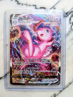 Mew VMax Alternate Art Fusion Strike Pokemon Card 269/264 - Image 1