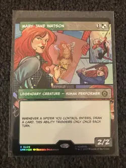 Magic The Gathering MTG - Mary Jane Watson (Borderless) Foil - SPM - Image 1
