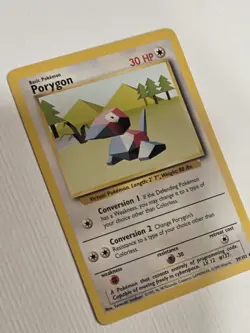 Porygon 39/102 Base Set LP Pokemon Card TCG Vintage WOTC NM - Image 3