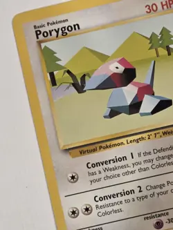 Porygon 39/102 Base Set LP Pokemon Card TCG Vintage WOTC NM - Image 5