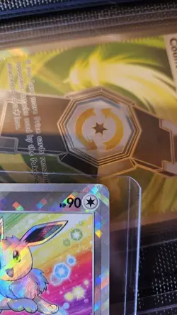 Exclusive Radiant Eevee Sword&Shield cs5aC 092/127 K Holo Card Pokemon S-Chinese - Image 5