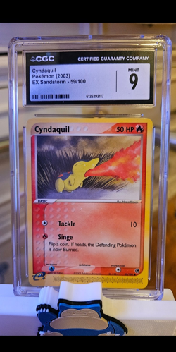 CGC Graded Pokemon Card Lot 6 - Cyndaquil Mewtwo V Bulbasaur Chansey Eevee - Image 1