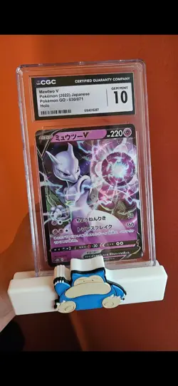 CGC Graded Pokemon Card Lot 6 - Cyndaquil Mewtwo V Bulbasaur Chansey Eevee - Image 2