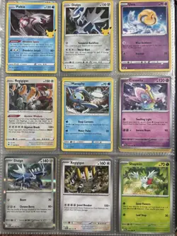 Pokemon Card Species Set Lot - 9x Unique Cards / Legendary Gen 4 Family 2 - Image 1