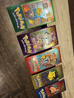Complete Topps Pokemon TV Animation Edition Series 2 Chromium Clear Card Set 5/5 - Image 1