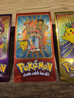 Complete Topps Pokemon TV Animation Edition Series 2 Chromium Clear Card Set 5/5 - Image 5