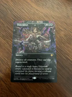Damnation Borderless Foil Near Mint MTG Special Guests - Image 1