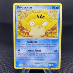 Psyduck 87/127 Platinum Pokemon Common Card - LP/NM Condition - Image 1