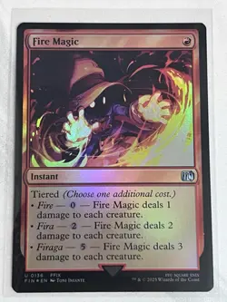 Fire Magic Foil U0136 Final Fantasy MTG Magic the Gathering NM - Image 1