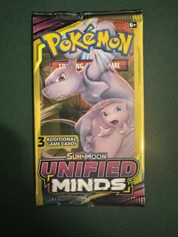 Pokemon TCG Sun & Moon Unified Minds 3-Card Booster Pack Lot 4 English - Image 5