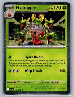 Hydrapple (Cosmos Holo) 018/182 Holo Miscellaneous Cards & Products Pokemon NM - Image 1