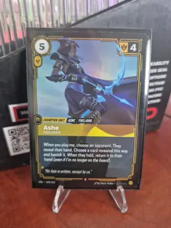 Riftbound League of Legends TCG english Card Unleashed Ashe 169/219 P Promo - Image 1