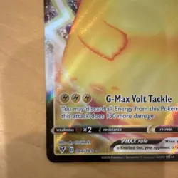 Pokemon TCG Pikachu VMAX 044/185 Vivid Voltage Holo HP310 EN Card - Image 5