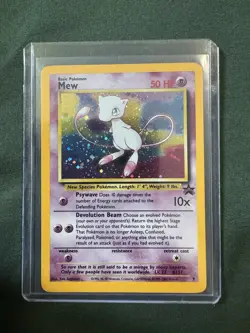 WOTC Promo C9 Mew Pokemon Card Black Star Promo #9 Near Mint - Image 1