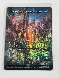 The Imperial City of Archades - Wall of Omens (Showcase) X27 FOIL FCA MTG FF - Image 1