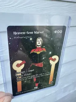MTG Magic The Gathering Marvel Universe Heaven Sent-marvel Archangel Of Thune - Image 1