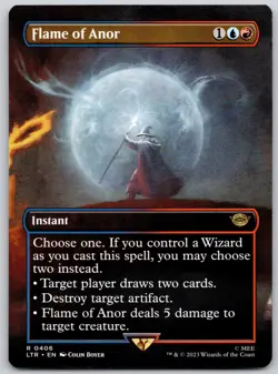 Flame of Anor (Borderless) 406 Universes Beyond: LOTR MTG LP - Image 1