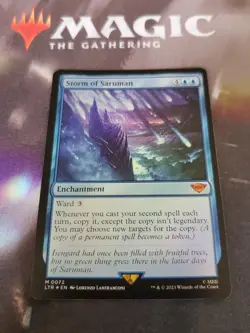 Mtg. Storm of Saruman. Foil. Lord of the Rings. Pack Fresh - Image 1