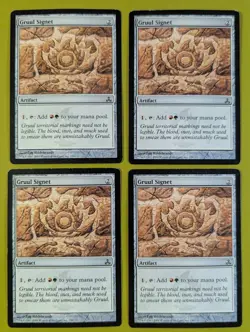 Gruul Signet x4 Guildpact 4x Playset Magic the Gathering MTG - Image 1