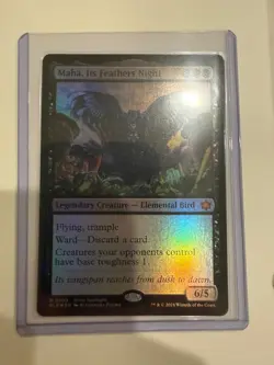 Maha, Its Feathers Night - Bloomburrow Foil - Image 1
