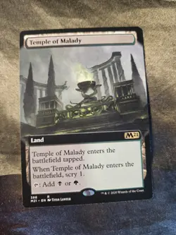 MTG Temple of Malady (Extended Art) Core Set 2021 Regular - Image 1