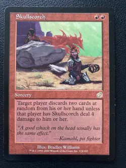 Skullscorch 114/143 [Torment] Magic MTG LP - Image 1