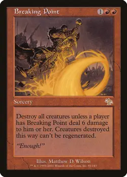 1 x Breaking Point - Judgement - LP - Magic The Gathering - MTG - Image 1