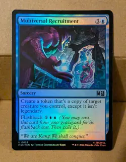 Magic Marvel Superheroes Commander U 6 29 Multiversal Recruitment Foil MSC - Image 1