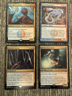 Magic The Gathering Izzet UR Lot 4 Niv-Mizzet Parun Djinn Illuminatus Jori En - Image 1