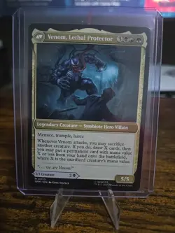 NM Regular Nonfoil Eddie Brock / Venom, Lethan Protector 55 SPM MTG - Image 2