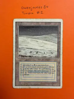 **Tundra** MTG Magic HP - Revised (1994) - Reserved List - Dual Land - Image 1