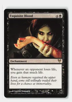 Exquisite Blood 102 Rare Avacyn Restored Magic: The Gathering Near Mint - Image 1