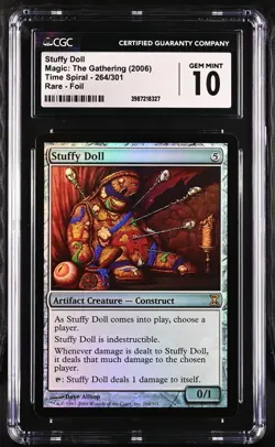 STUFFY DOLL Time Spiral Foil Rare CGC 10 MTG [Nostalgium] - Image 1