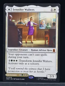 Jennifer Walters Mythic Marvel Super Heroes 18 MTG Near Mint 2026 Non Foil - Image 1
