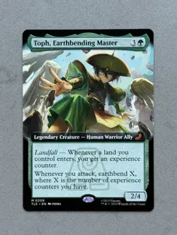 Toph, Earthbending Master 209 Extended Art Regular MTG Avatar Last Airbender NM - Image 3