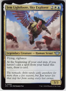 MTG Jem Lightfoote, Sky Explorer 209 Outlaws of Thunder Junction U Normal NM - Image 1