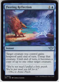 MTG Fleeting Reflection 49 Outlaws of Thunder Junction U Normal NM - Image 1